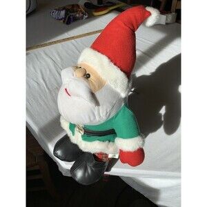 VINTAGE Large Good Stuff Santa Claus Plush Christmas Stuffed Toy 1993 16"